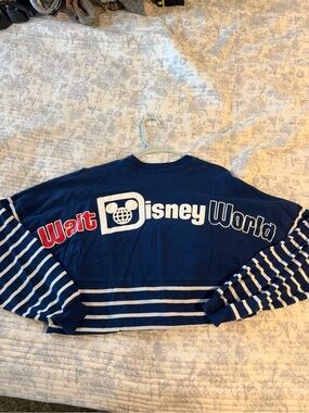 Disney Navy Striped Women's Sweater